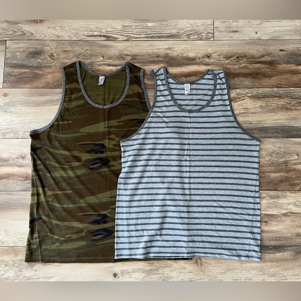 2 EUC Men’s Alternative Apparel Tank Tops. Size XL.